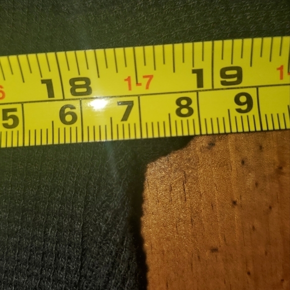 Black Long Sleeve Waffle Knit Crop Top with Purple Butterfly Medium - Picture 8 of 8